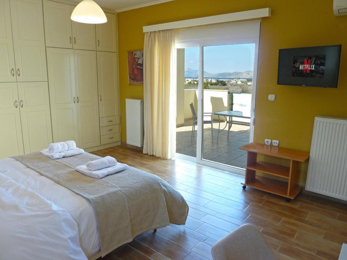 Panoramic Sea View Villa 4 Min To Beach Tigaki Esterno foto